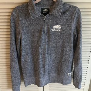 Roots Canada Whistler 1/4 Zip Sweatshirt Medium